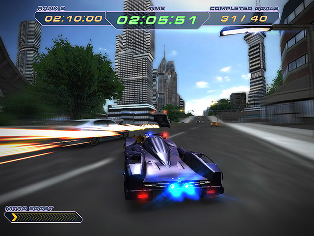 3D racing game. Special Supercar Police Unit was organized to prevent chaos.