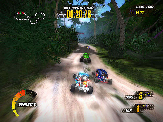 Extreme Jungle Racers Скриншот 4