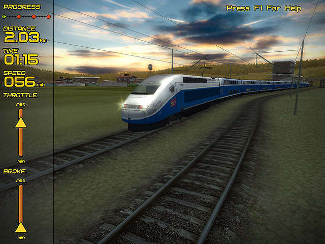 Passenger Train Simulator Скриншот 5