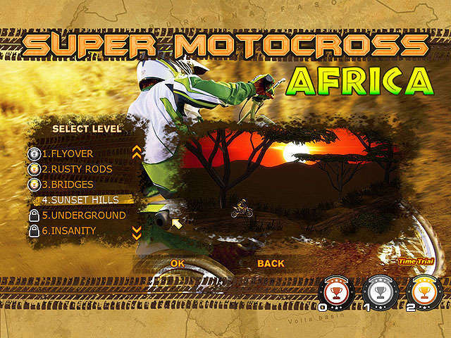 Super Motocross Africa Скриншот 3