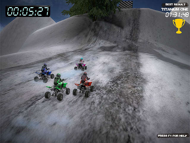 Winter Quad Racing Screenshot 2