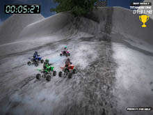 Winter Quad Racing Captura de Pantalla 2