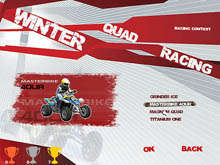 Winter Quad Racing Captura de Pantalla 3